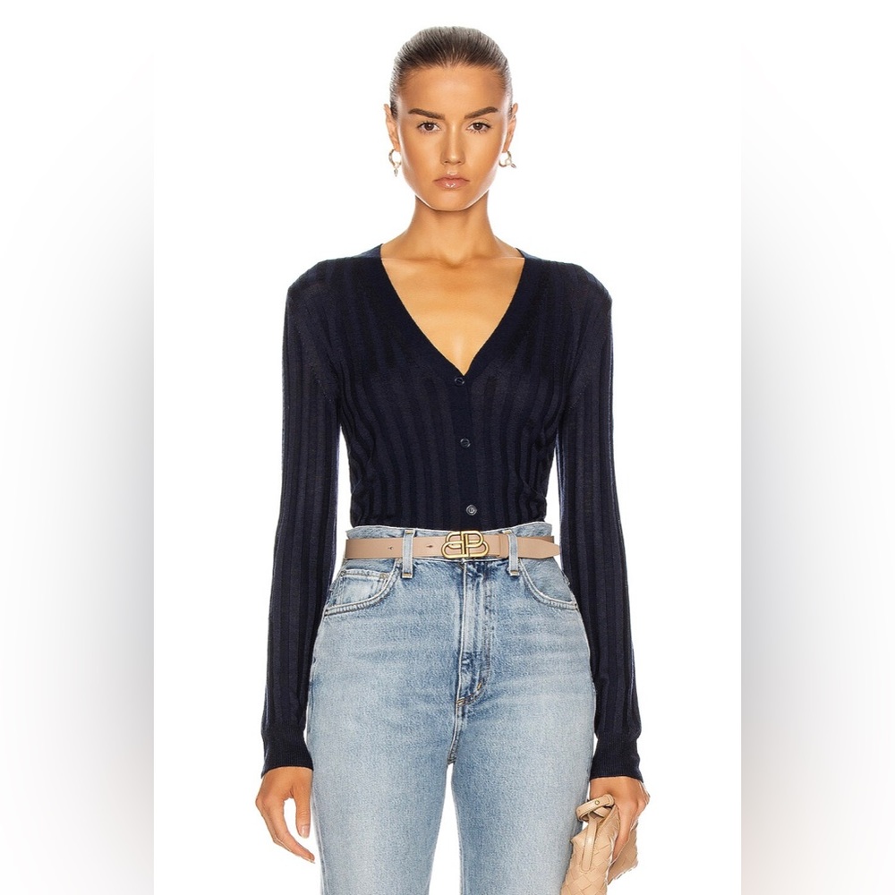 Nili Lotan Brenna Black Cardigan Medium